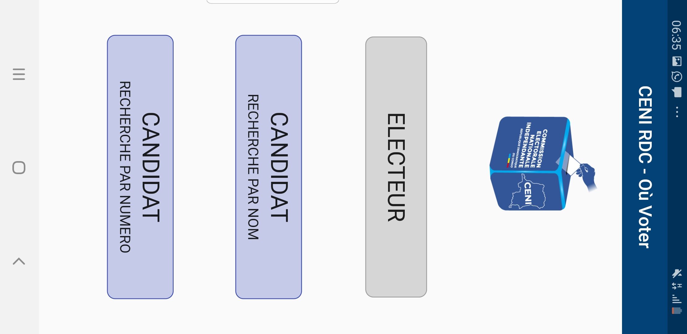 RDC : la CENI lance l’application CENI RDC Mobile pour la consultation par les électeurs et les candidats des listes électorales par bureau de vote