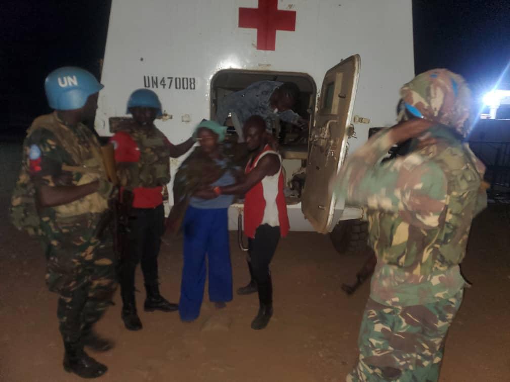 Beni: la MONUSCO au secours des blessés d’une incursion des rebelles ADF à Nzuma