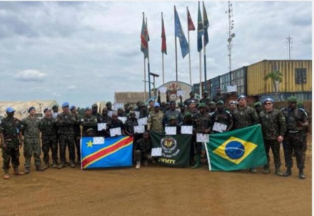 Beni: 30 militaires FARDC formés sur le combat de jungle par le contingent brésilien de la Monusco