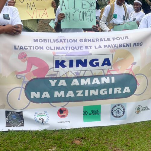 Beni: « Vélo pour la paix, le climat et la justice en mémoire de Patrice Lumumba »