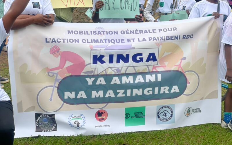 Beni: « Vélo pour la paix, le climat et la justice en mémoire de Patrice Lumumba »