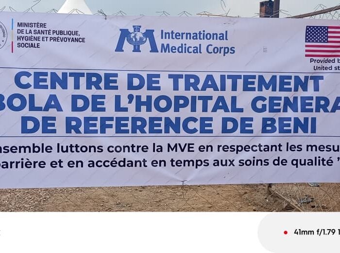 Nord-Kivu : un Centre de traitement d’Ebola désormais opérationnel à Beni