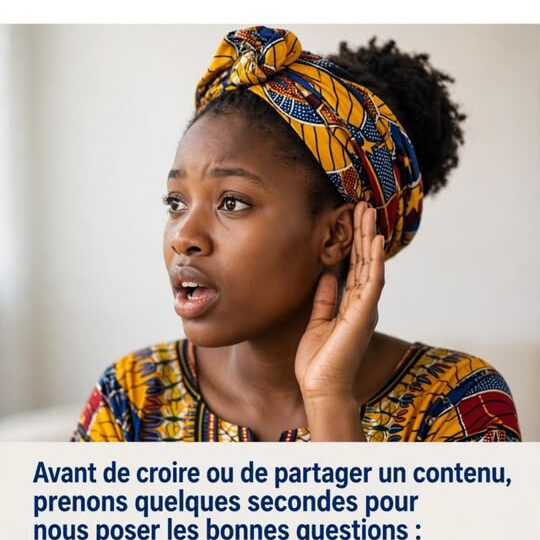 Désinformation : « Elle ne passe pas par moi »,  GLHRP et l&rsquo;UNPC apellent à vérifier avant de partager