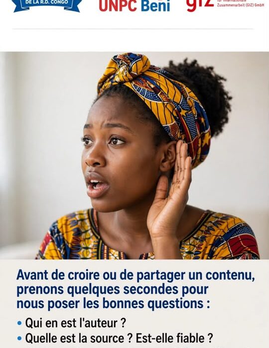 Désinformation : « Elle ne passe pas par moi »,  GLHRP et l&rsquo;UNPC apellent à vérifier avant de partager